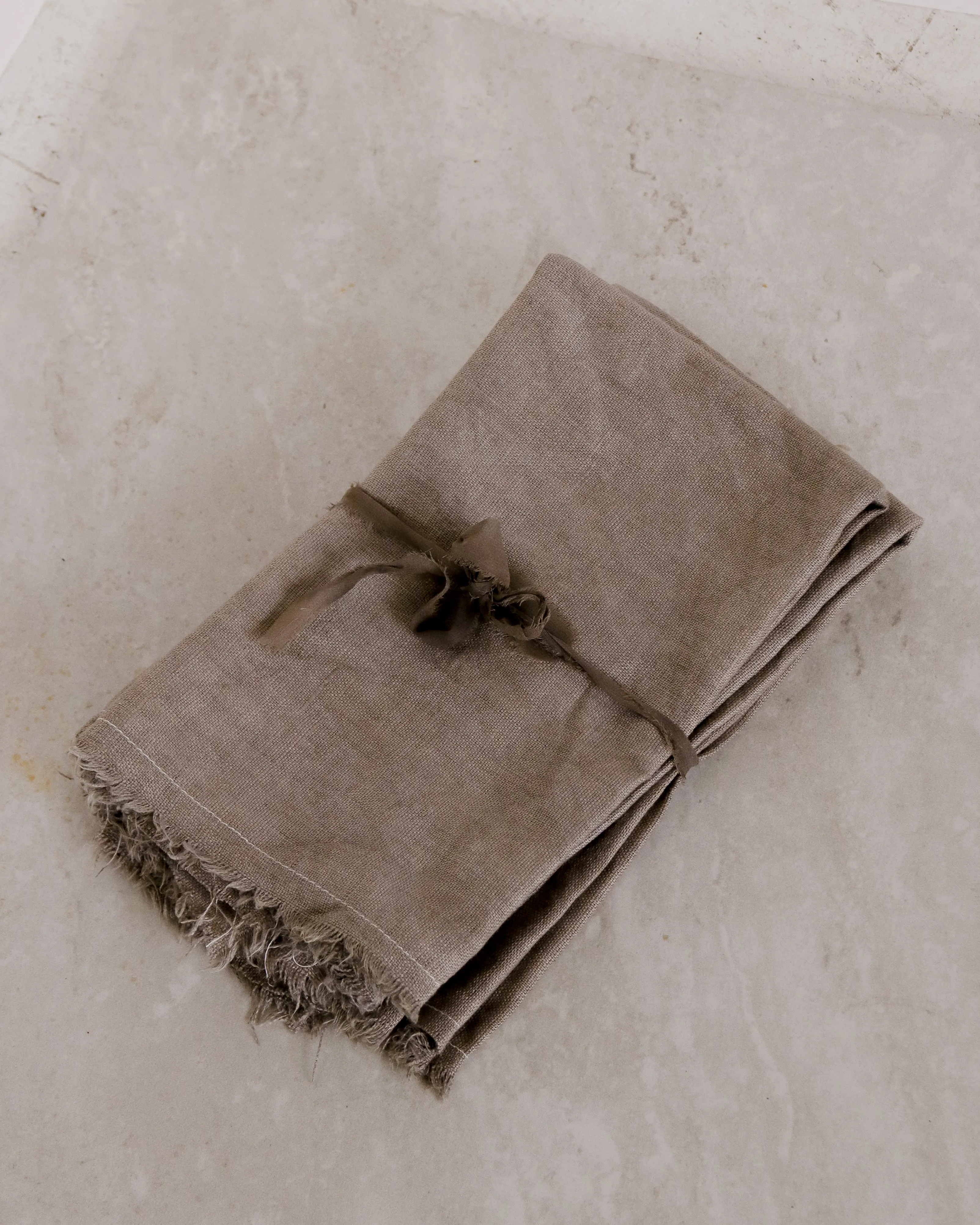 Charcoal Linen Napkin Set
