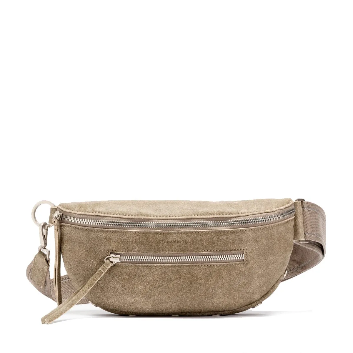 CHARLES CROSSBODY MED - Pewter/Brushed Silver