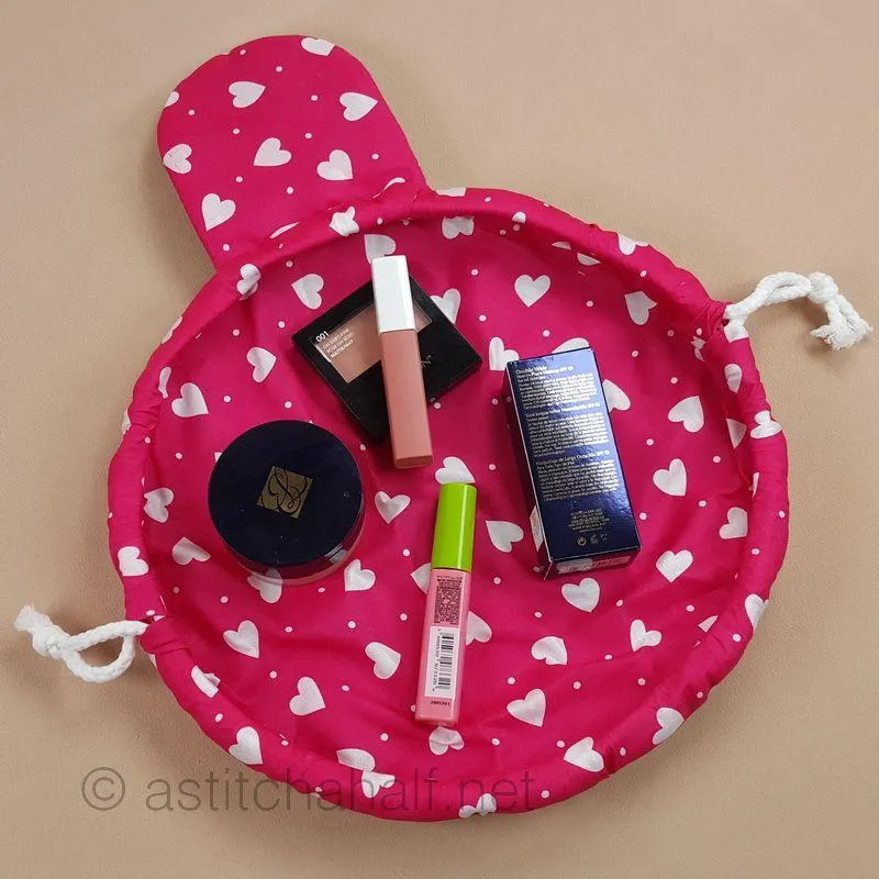 Cherry Blossom Sashiko Circle Bag