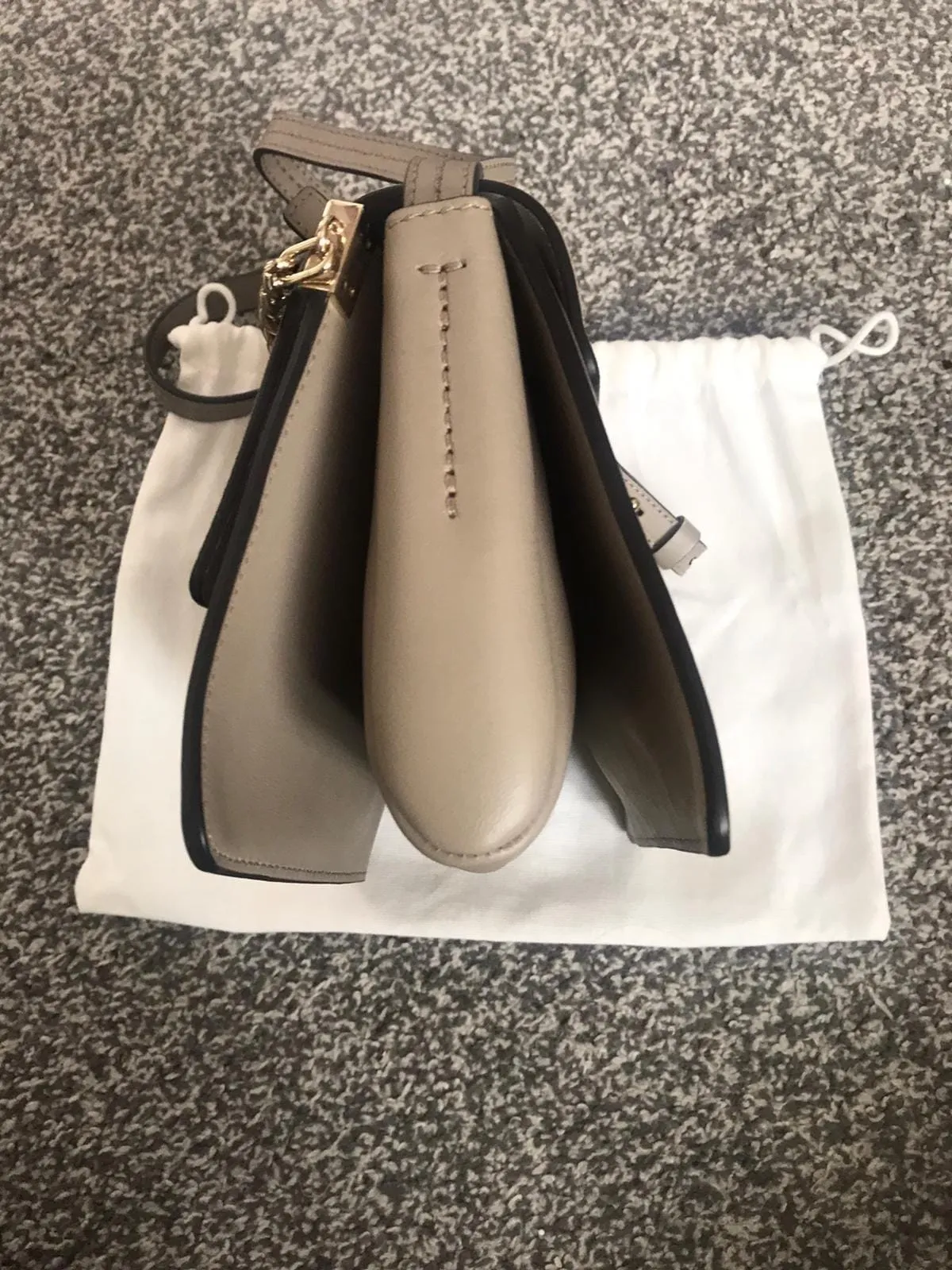 Chloe Faye Small Leather Suede Shoulder bag
