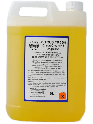 Citrus Fresh - Concentrated Orange Cleaner and Degreaser