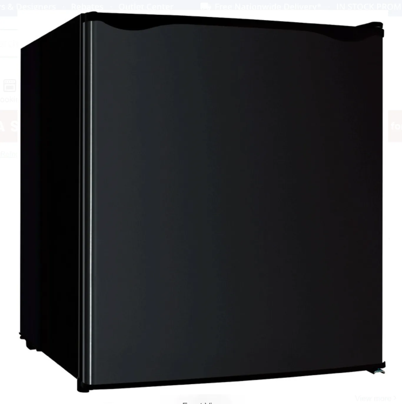 Compact Refrigerator – Black – 1.6 Cu Ft