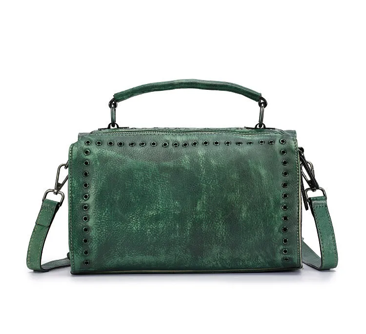 Cool Ladies Red Leather Handbag Cross Shoulder Bag