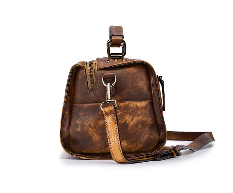 Cool Ladies Red Leather Handbag Cross Shoulder Bag