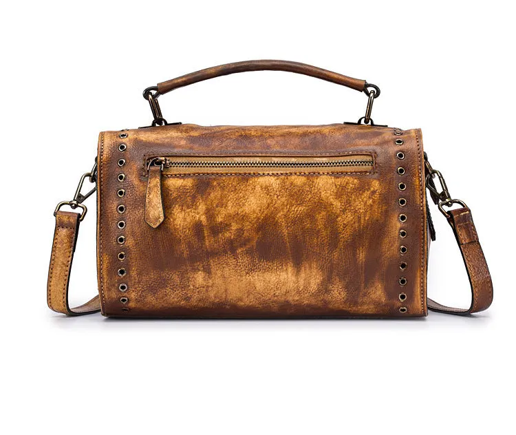Cool Ladies Red Leather Handbag Cross Shoulder Bag