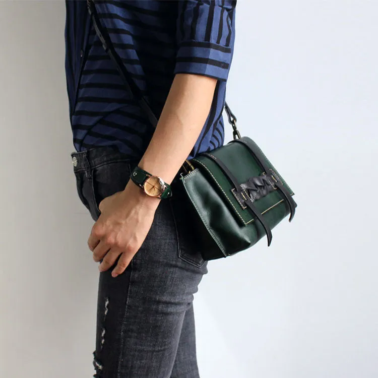 Cool Women's Brown Leather Crossbody Bags Vintage Leather Shoulder Bag