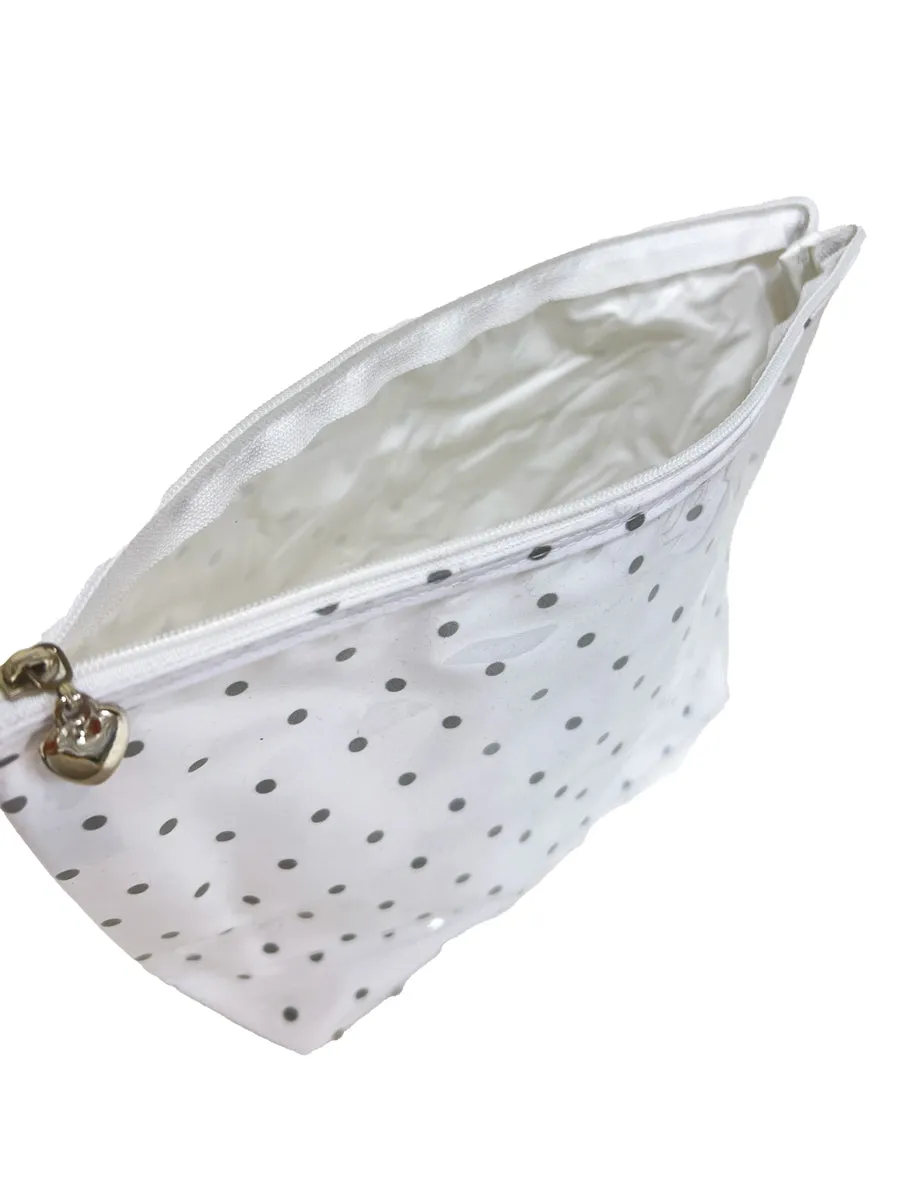Cosmetic Bag (Medium) - Polka Dot