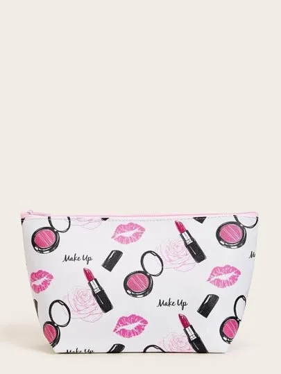 Cosmetic Print Makeup Bag