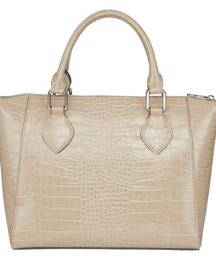 Crocodile Natural Curve Top Grab Bag