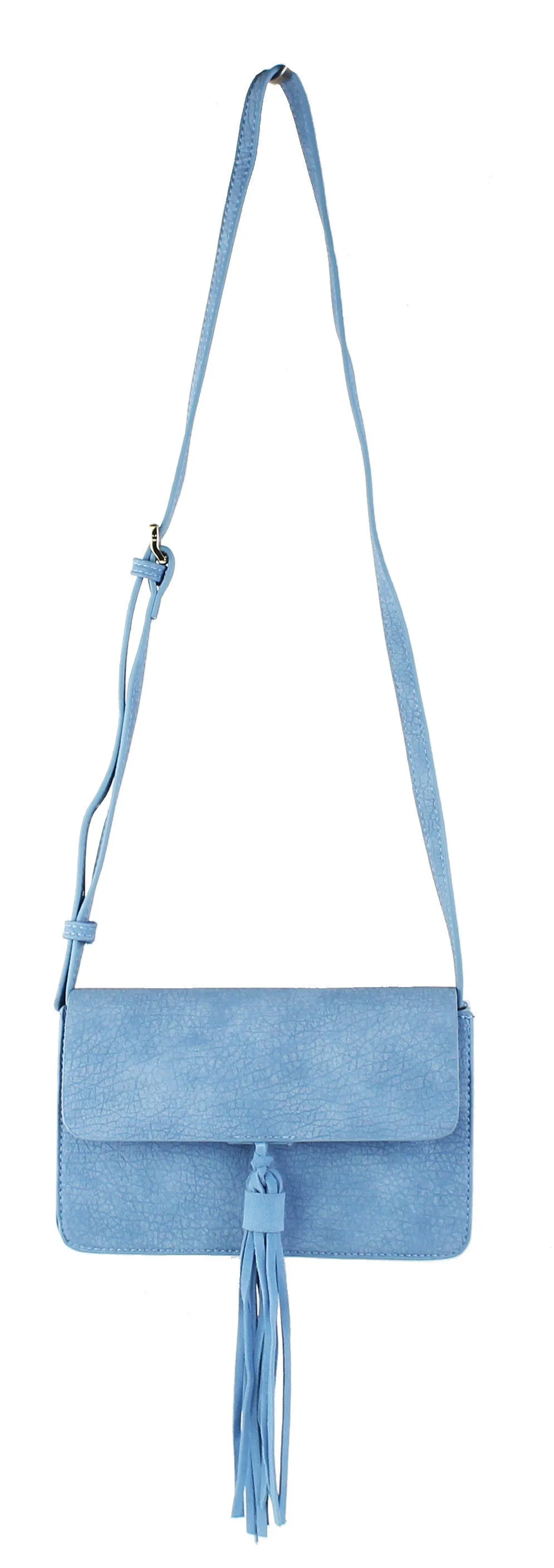 CROSSBODY BAG WITH SUEDE TASSEL