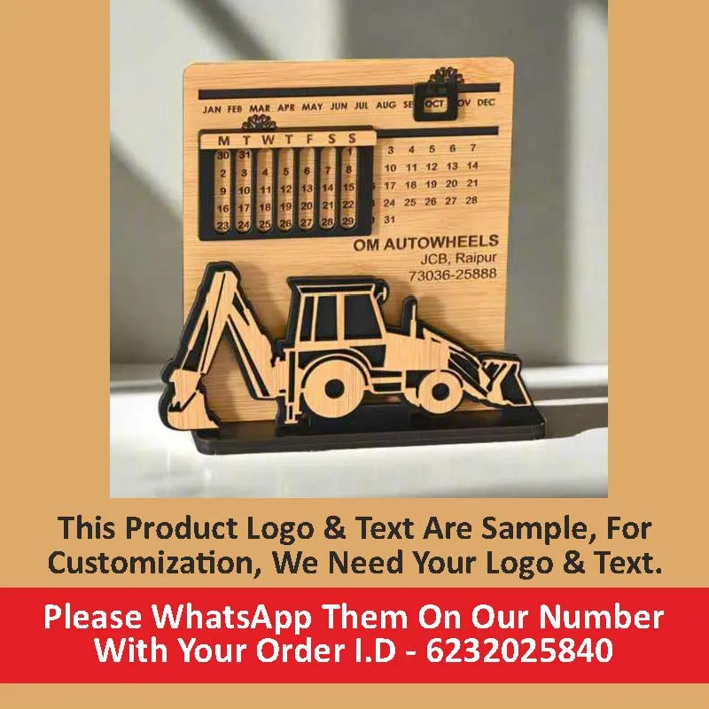 Customized Eco-Friendly JCB Calendar | Unique Calendar For Your Desk | Corporate Gift