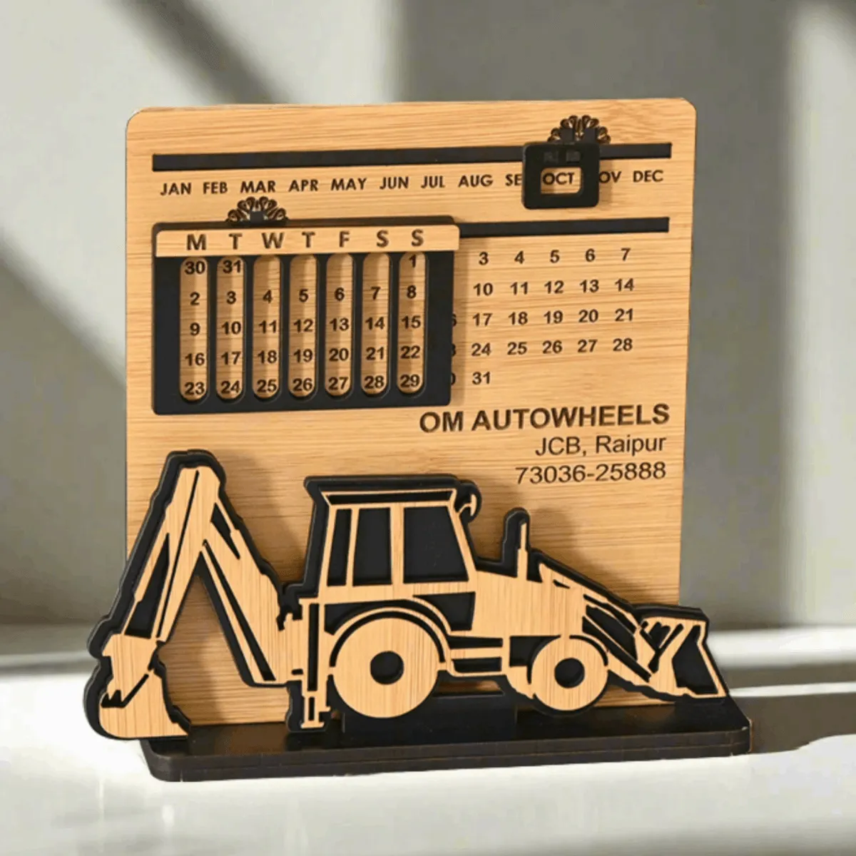 Customized Eco-Friendly JCB Calendar | Unique Calendar For Your Desk | Corporate Gift
