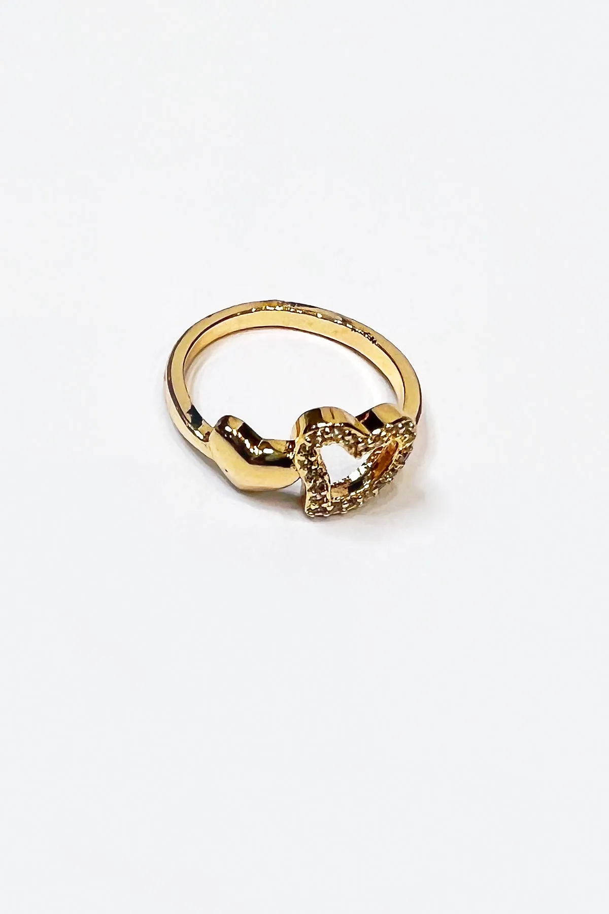 Diamonds Double Heart Ring - S23 - WJW0065
