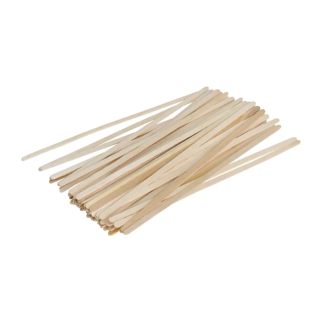 DK390 Fiesta Green Biodegradable Wooden Coffee Stirrers 190mm (Pack of 1000)