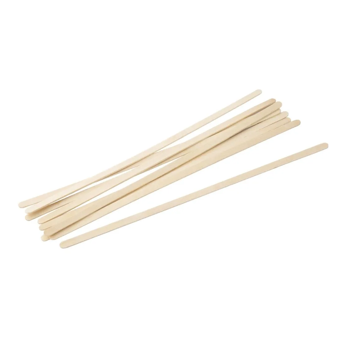DK390 Fiesta Green Biodegradable Wooden Coffee Stirrers 190mm (Pack of 1000)