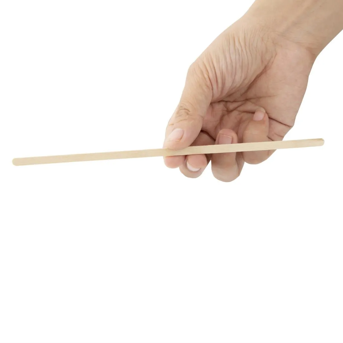 DK390 Fiesta Green Biodegradable Wooden Coffee Stirrers 190mm (Pack of 1000)