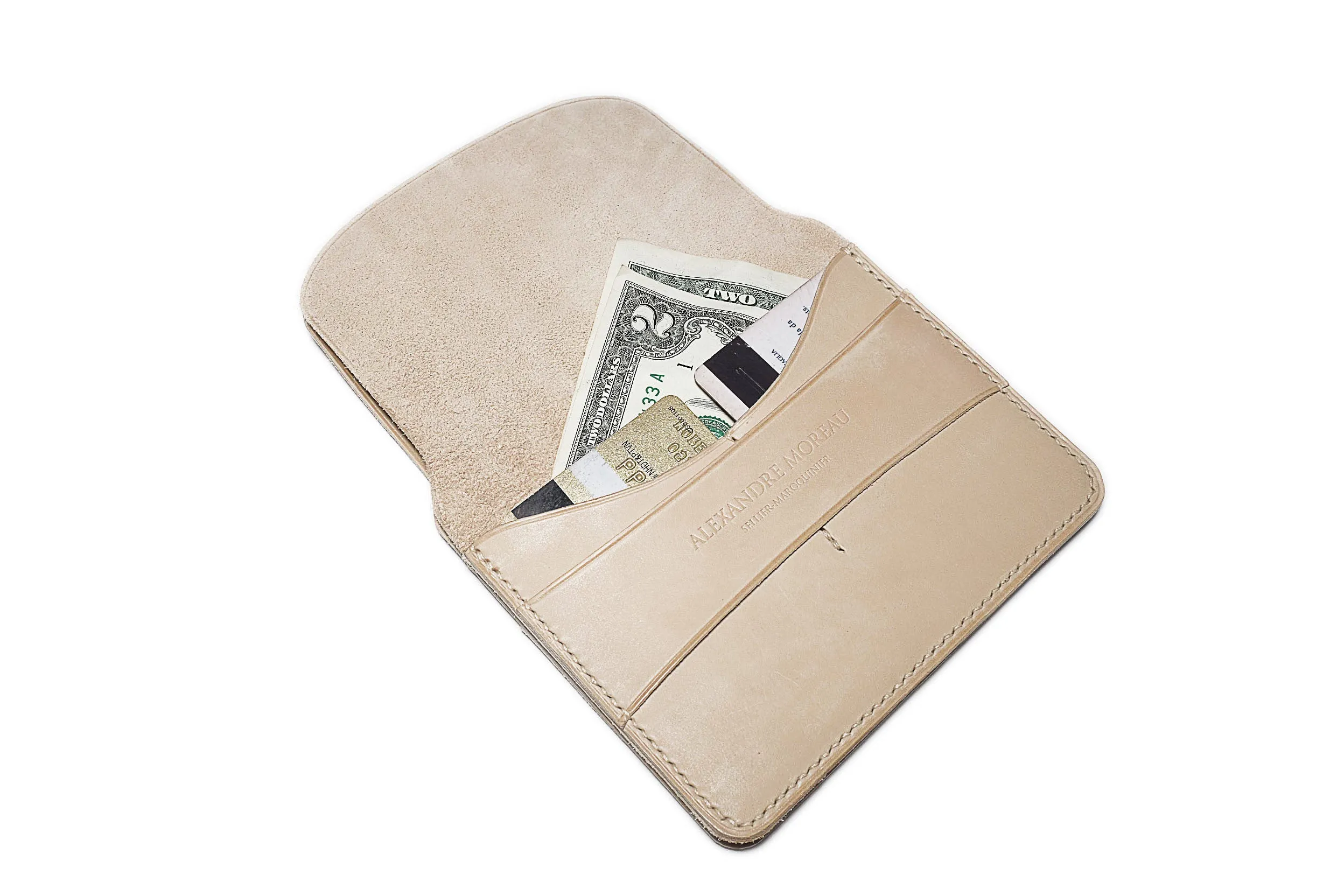 DOUBLE FLAP & SECRET POCKET WALLET - acrylic patterns   video tutorial