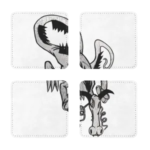 Dragon Sublimation Coasters Pack of Four