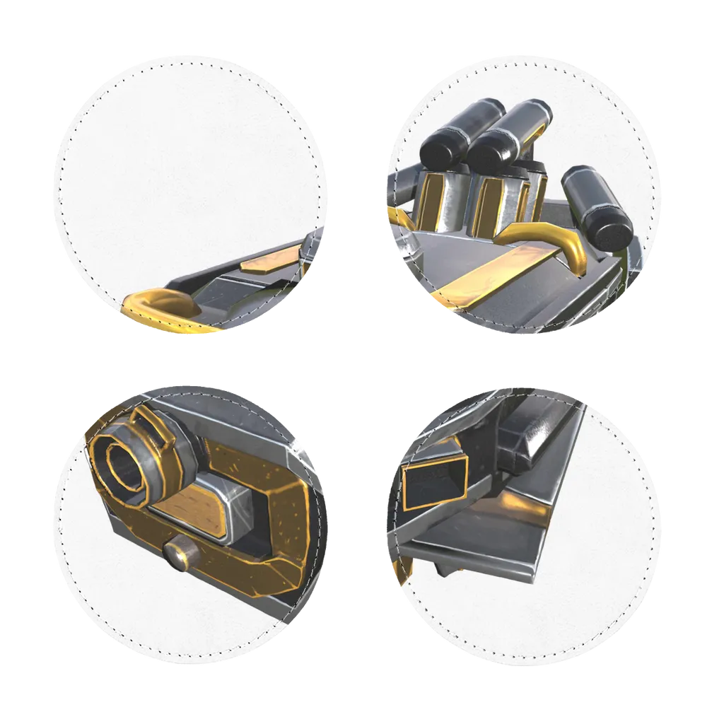 Drone Sublimation Coasters Pack of Four