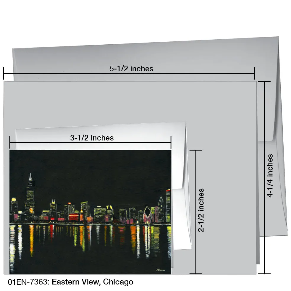 Eastern View, Chicago, Greeting Card (7363)