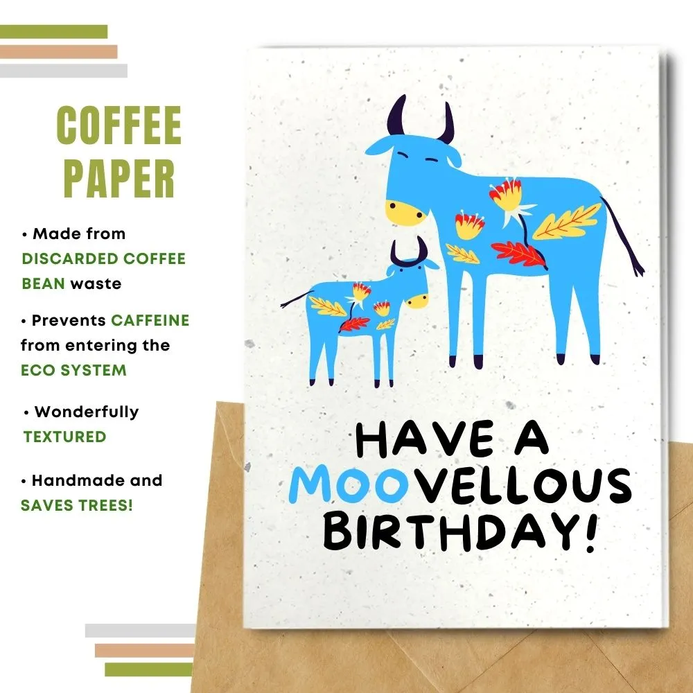 Eco Friendly Birthday Card, Moovellous Birthday