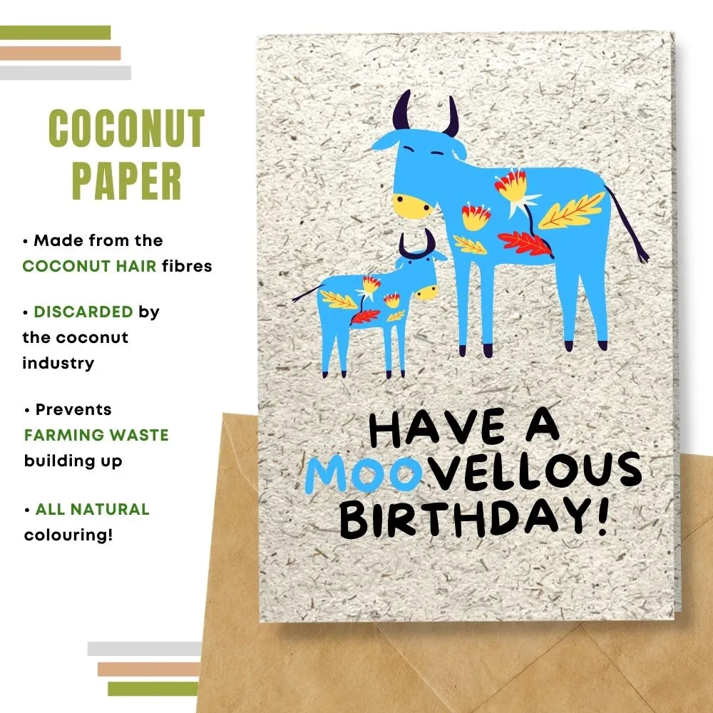 Eco Friendly Birthday Card, Moovellous Birthday