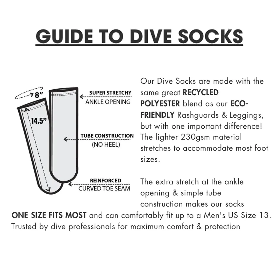 Eco-friendly Cosmic Whale Dive Socks