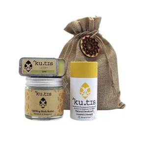 Eco-friendly natural skincare gift set