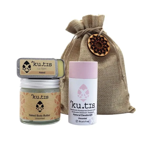 Eco-friendly natural skincare gift set