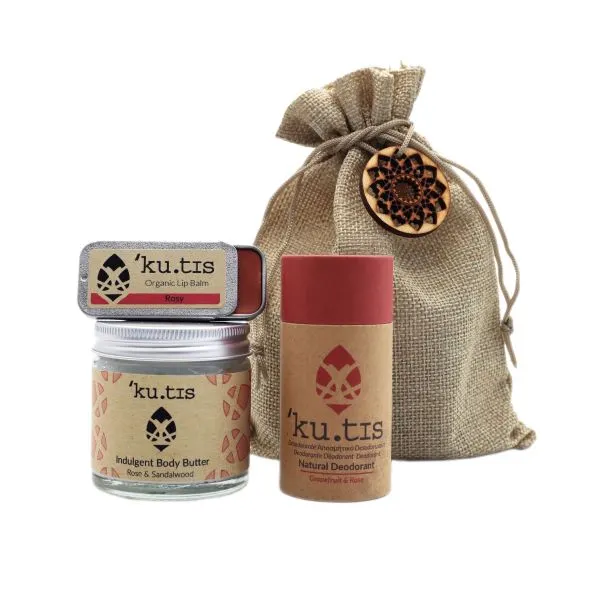 Eco-friendly natural skincare gift set