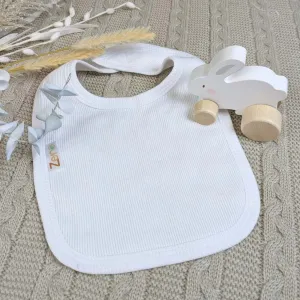 Eco Friendly 'Zero' White Ribbed Bib