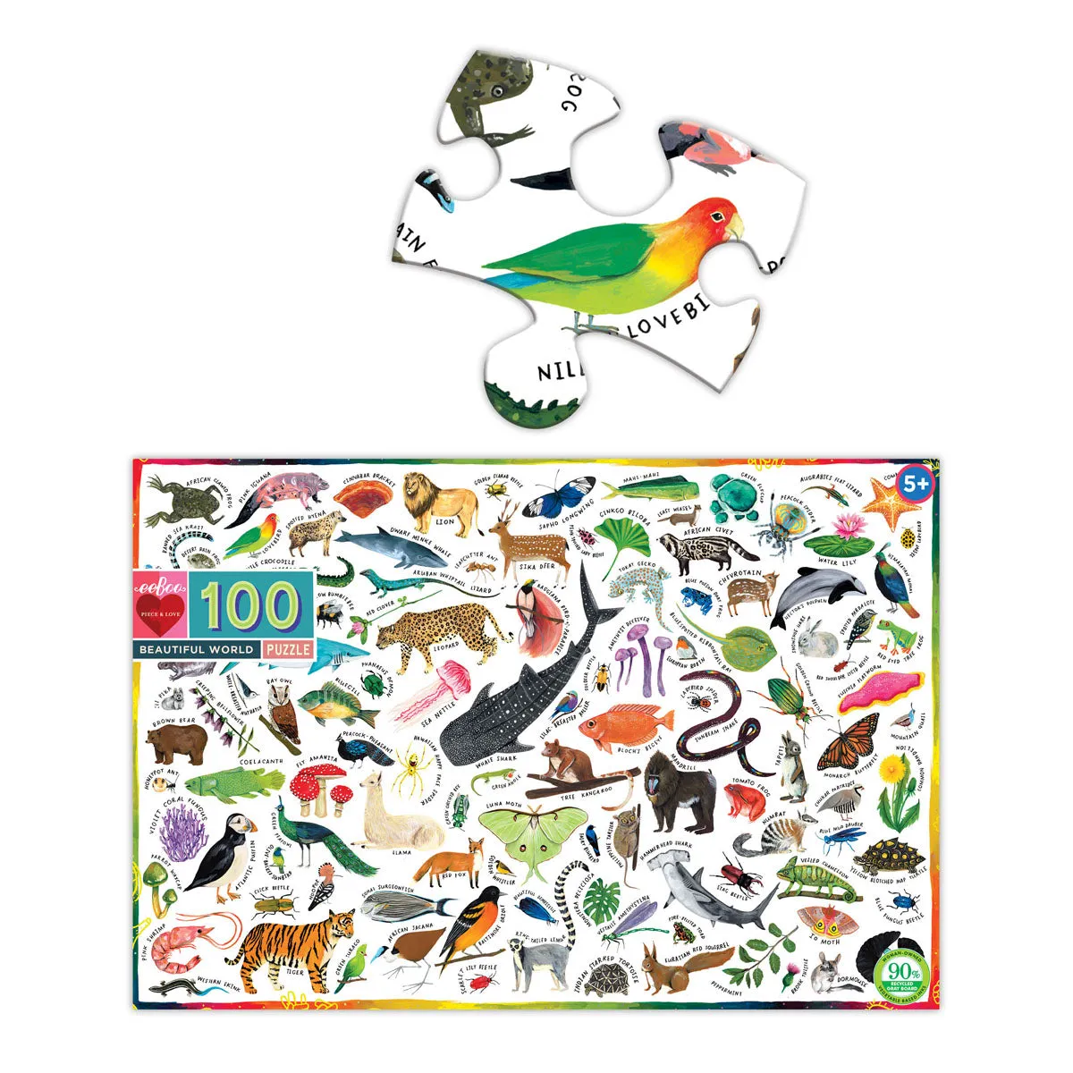 eeBoo 100 Pc Puzzle – Beautiful World
