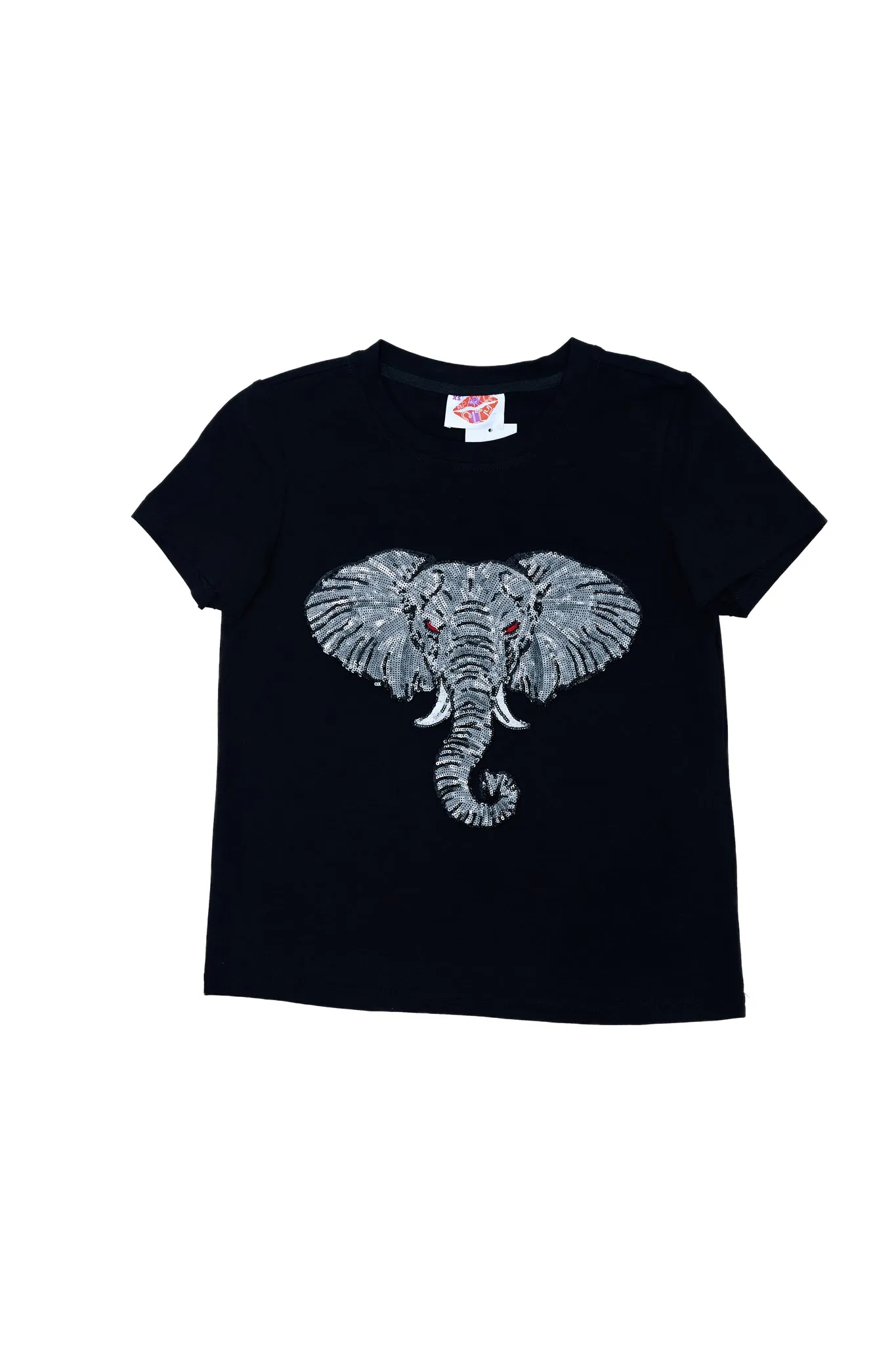 Elephant Head Tee | Black
