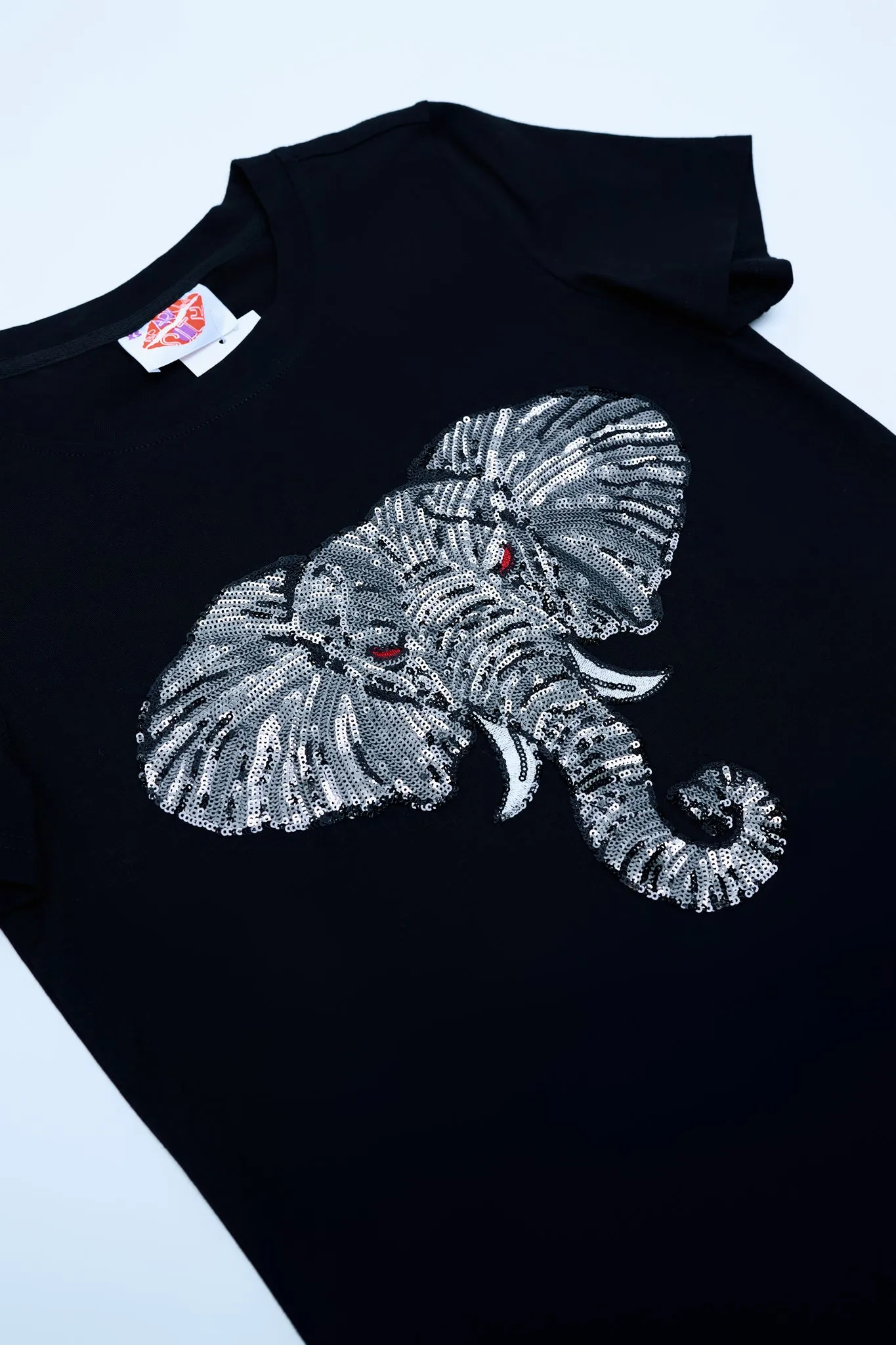 Elephant Head Tee | Black