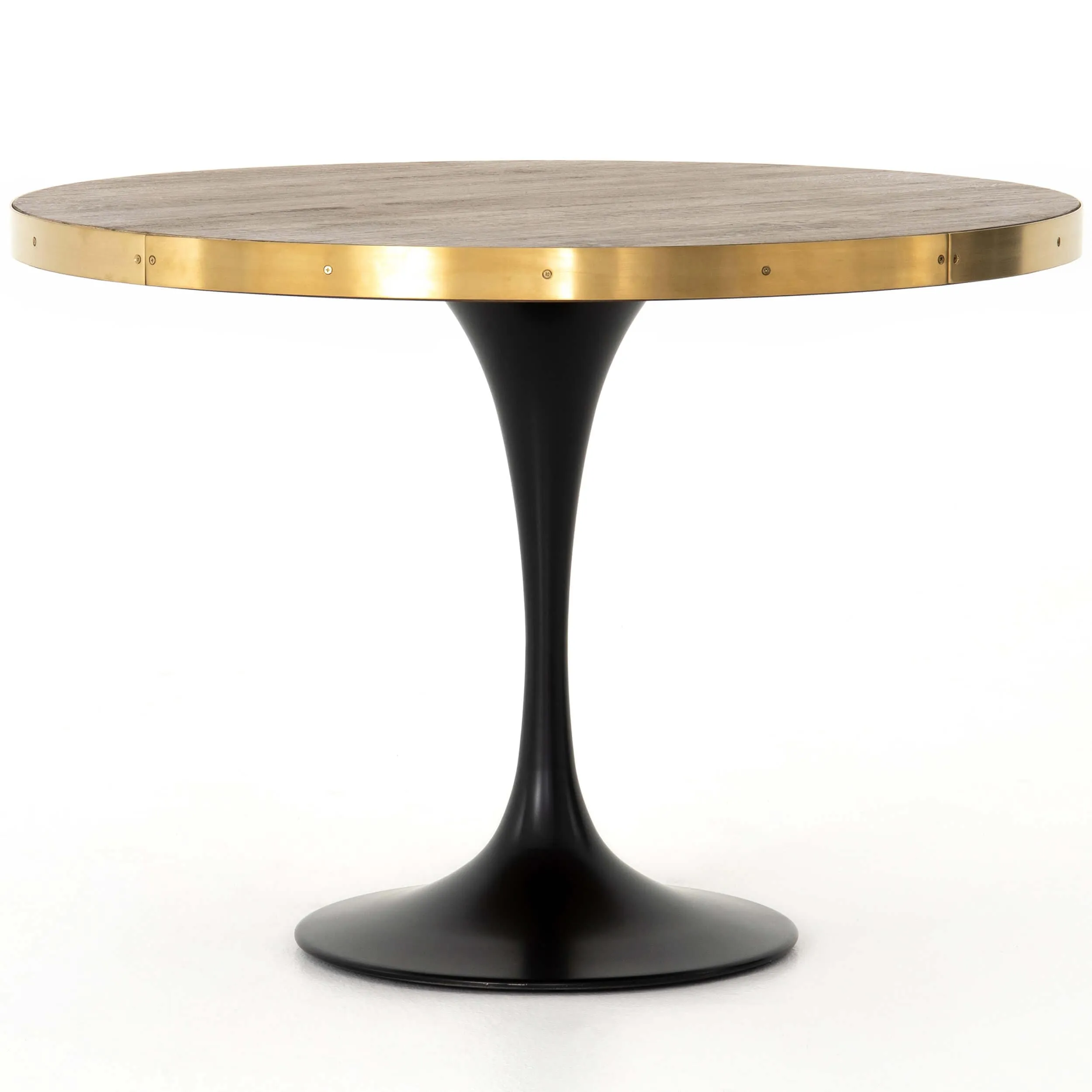 Evans Bistro Table, Reclaimed Burnt Oak