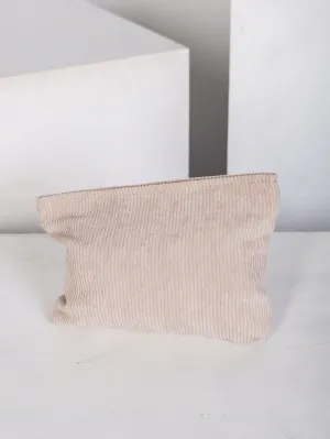 Evergreen Cord Pouch - Cream