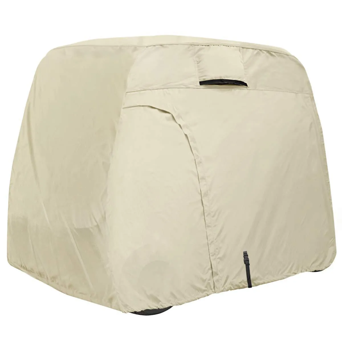 Explore Land 600D Waterproof Golf Cart Cover Universal Fits for Most Brand 2 Passenger Golf Cart