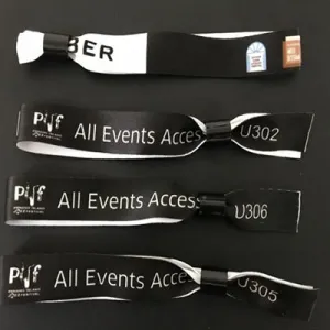 Fabric Wristband with Numbering