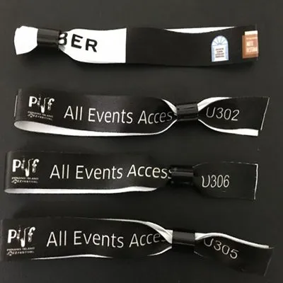 Fabric Wristband with Numbering
