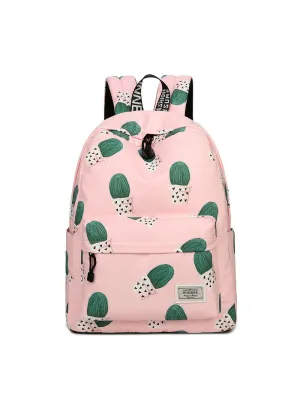 Fairy Ball Plant Printing Backpack Women Bookbag