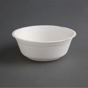 FC511 Fiesta Green Compostable Bagasse Bowls Round 32oz (Pack of 50)