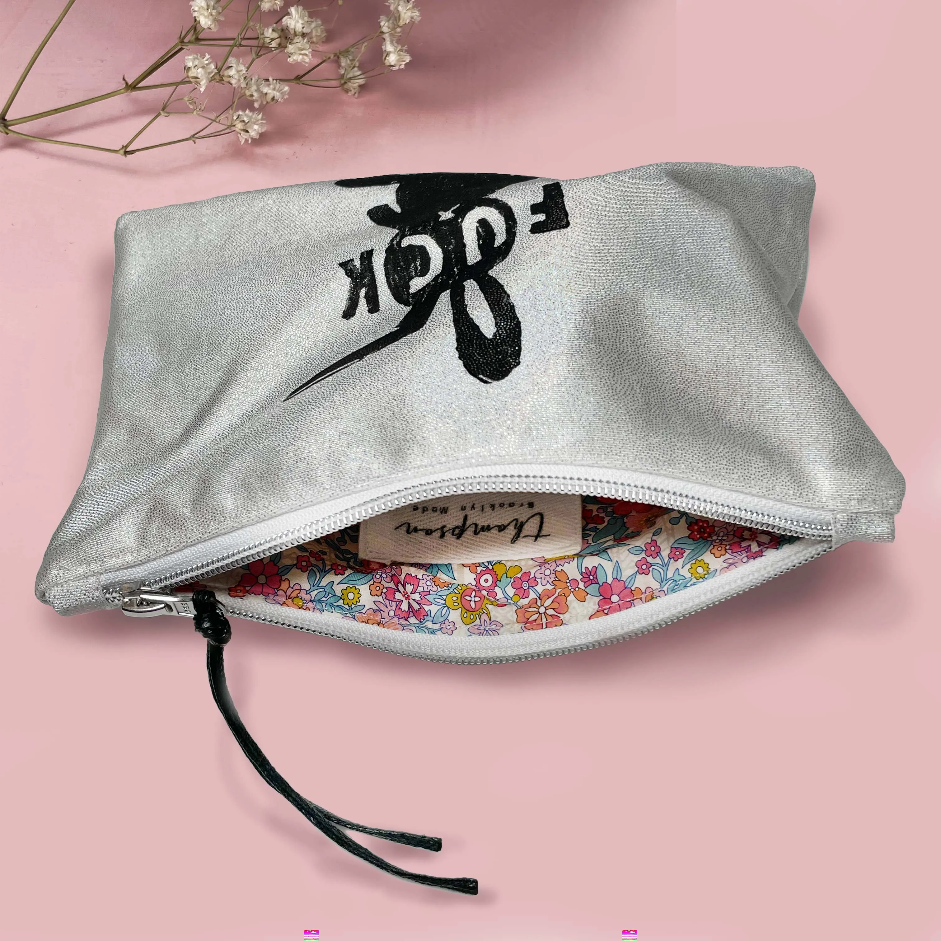 F*ck Bunny Cosmetic Bag, handmade, unique makeup bag, Fuck Bunny