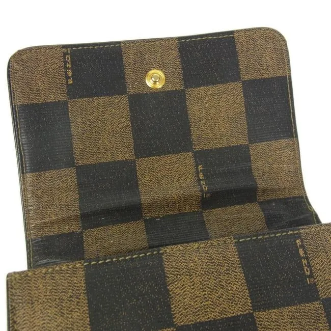 Fendi Brown Checkerboard Print Fanny Pack or Crossbody