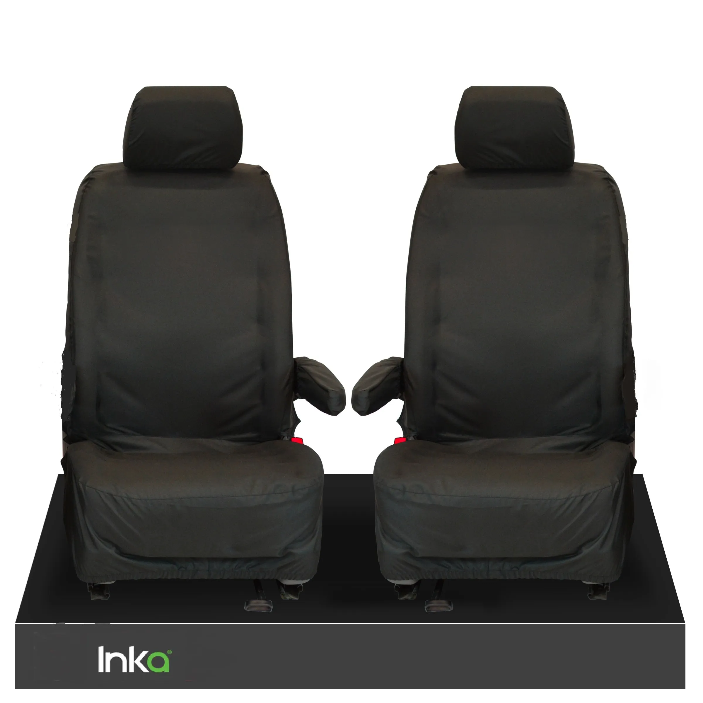 Fiat Fiorino Front 1 1 Set INKA Tailored Waterproof Seat Cover Black MY-08-16