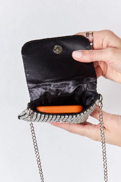 Forever Link Rhinestone Mini Crossbody Bag (T-8000)