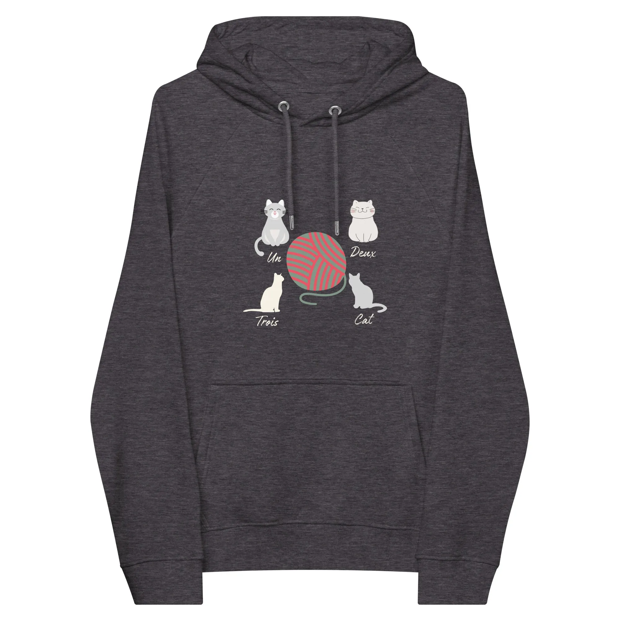 Four Cats, unisex eco hoodie,