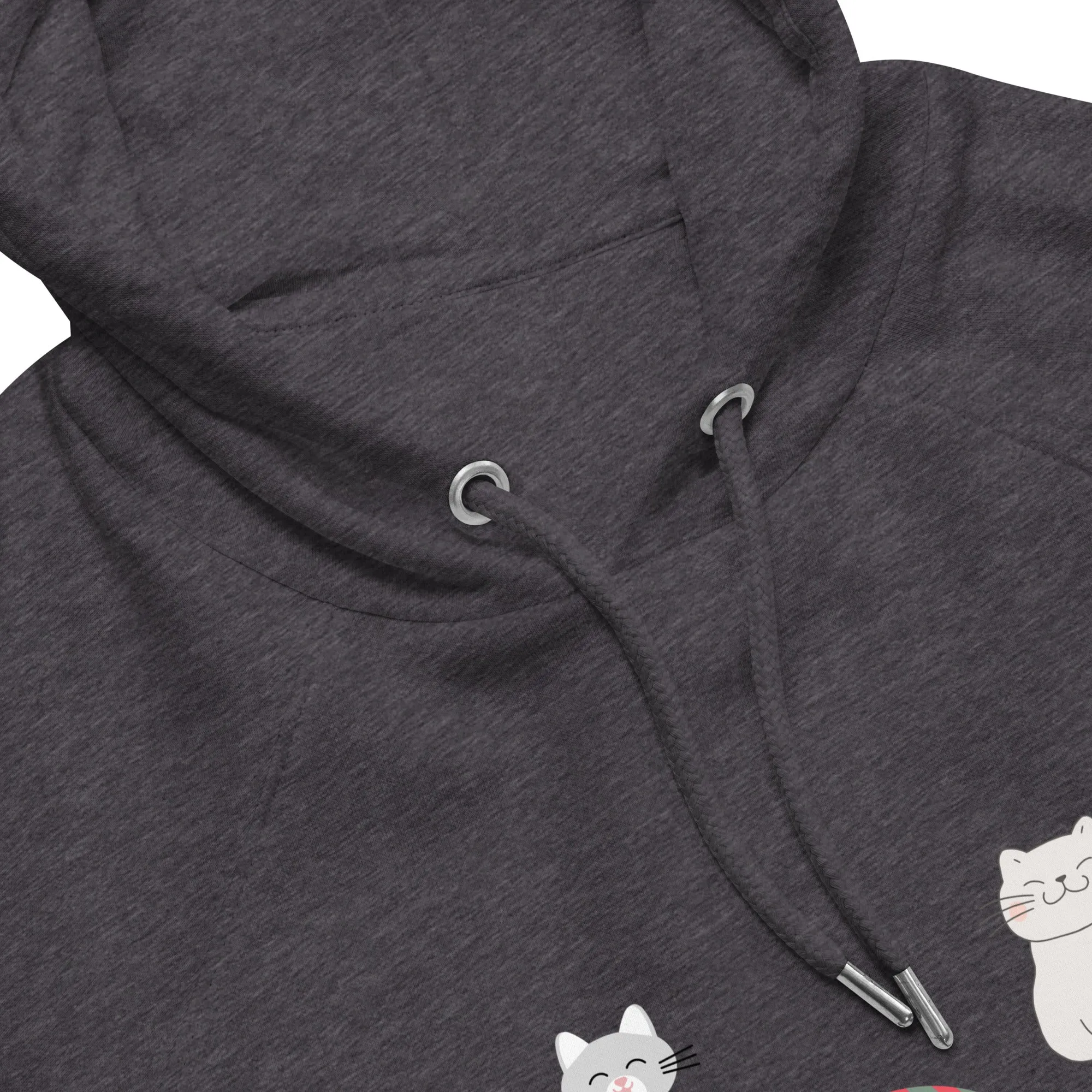 Four Cats, unisex eco hoodie,