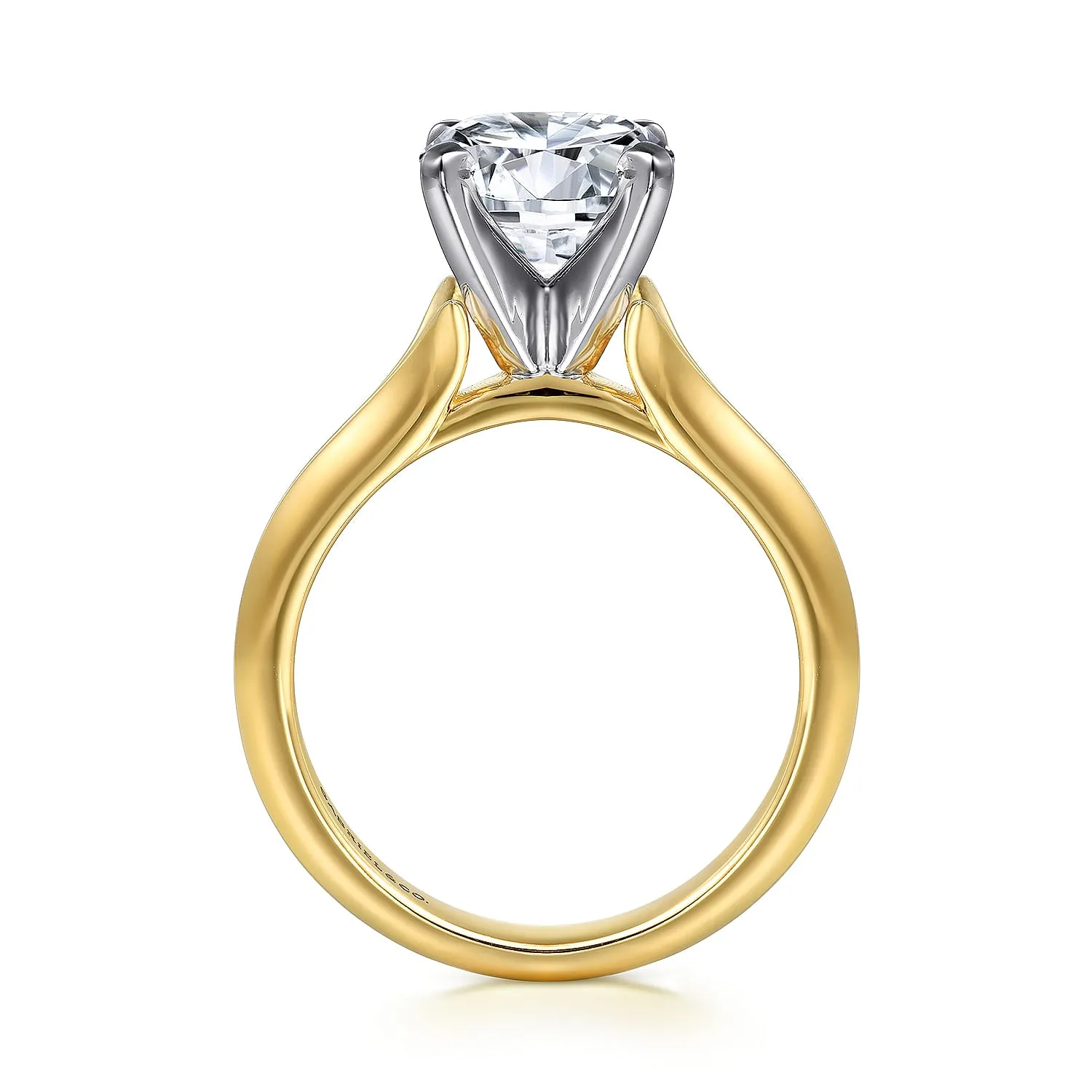 Gabriel & Co.Two-Tone Diamond Engagement Ring ER11832R8M4JJJ.CSCZ