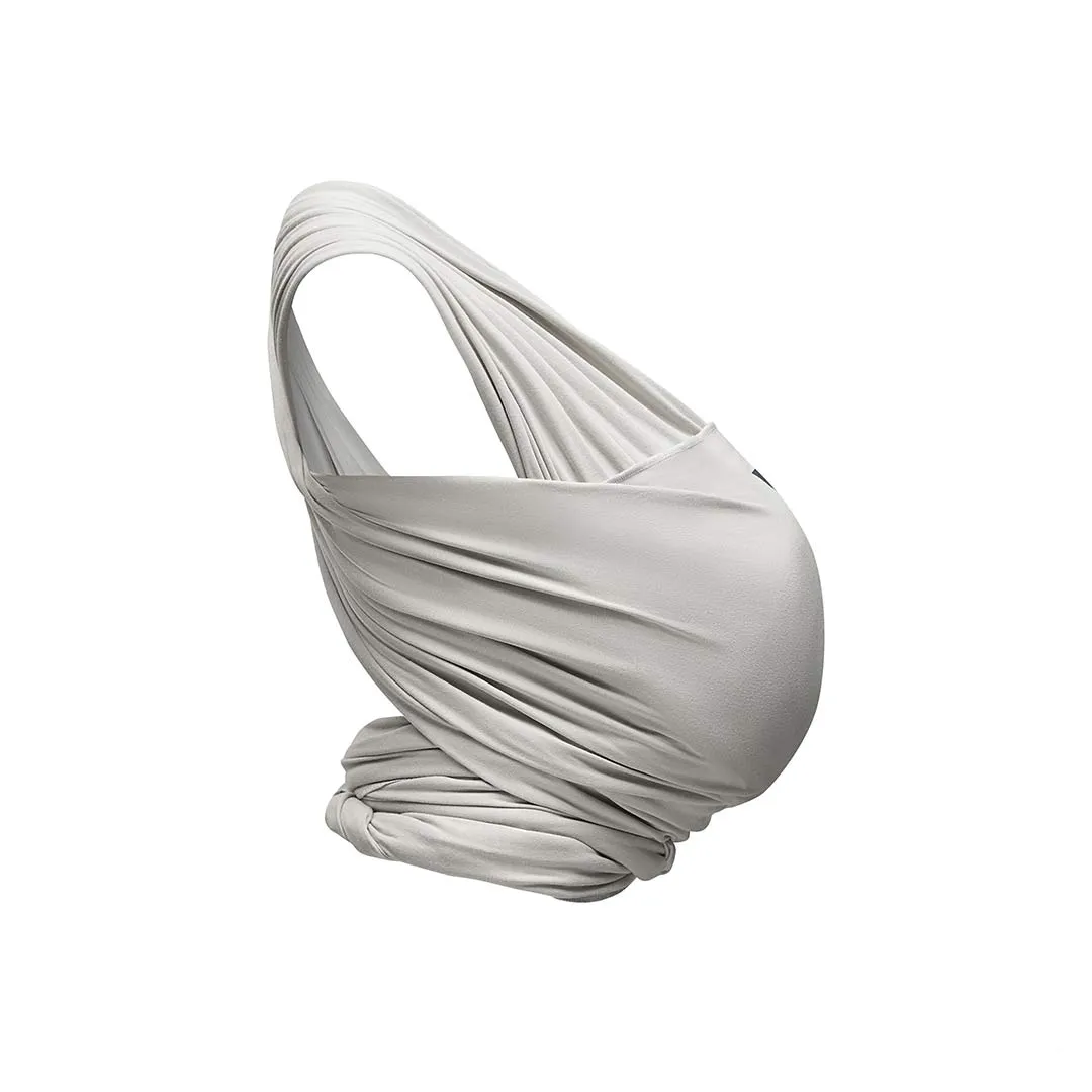 Gaia Stretchy Baby Wrap Carrier - Organic Cotton - Silver Grey