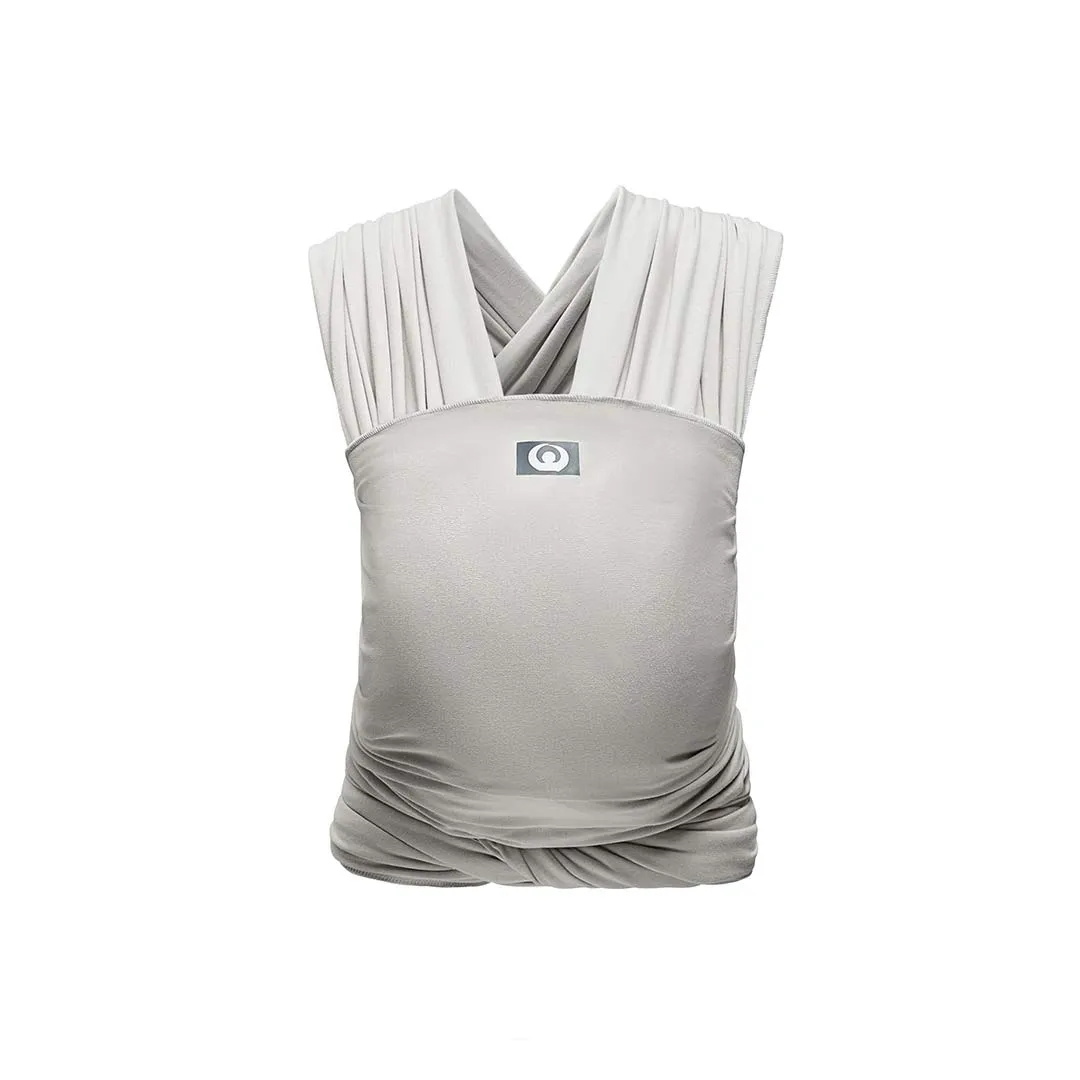 Gaia Stretchy Baby Wrap Carrier - Organic Cotton - Silver Grey
